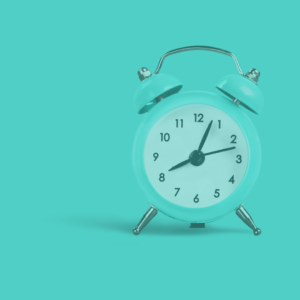 Despertador que simboliza el estrés porque nos despierta las ganas de "hacer".